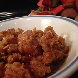 Rhubarb Butter Crunch Recipe