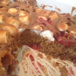 Strawberry-Marshmallow Blondies Recipe