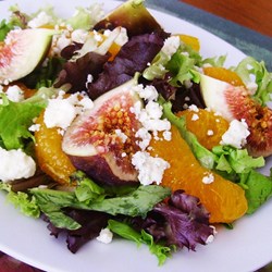 Orange, Fig, and Gorgonzola Salad Recipe