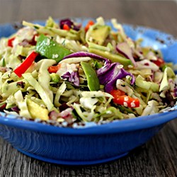 Lemony Cabbage-Avocado Slaw Recipe