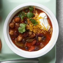 Three-Bean Vegetarian Chili Recipe