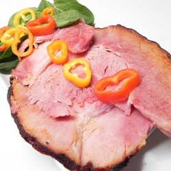 Honey Bourbon Horseradish Glazed Ham Recipe