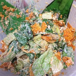 Layered and Tossed Spicy Chicken Taco Salad Recipe