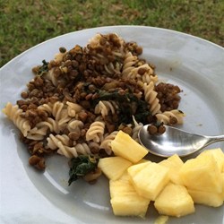 Indian Lentils and Spinach Recipe