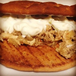 Greek Chicken Pitas Recipe