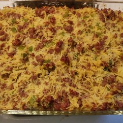 My Mom's Sausage & Rice Casserole Recipe
