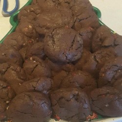 Double Chocolate Chip Cookies with Peppermint Recipe