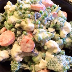 Cauliflower Broccoli Salad Recipe
