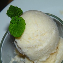 Melon Maple Frozen Yogurt Recipe