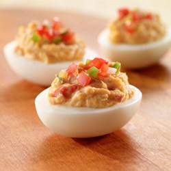 Salsa Deviled Eggs Recipe