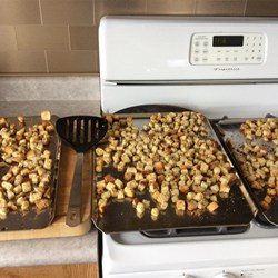 Garlic-Parmesan Croutons Recipe