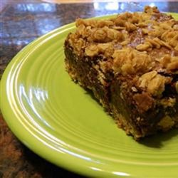 Oatmeal-Crusted Brownies Recipe
