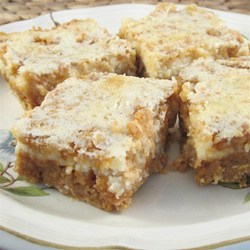 Butterscotch Cheesecake Bars Recipe