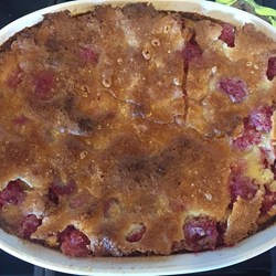 Baked Raspberry Custard Recipe