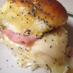 Baked Ham and Cheese Party Sandwiches Recipe