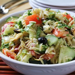 Greek Orzo Salad Recipe