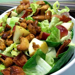 Curried Cashew, Pear, and Grape Salad Recipe