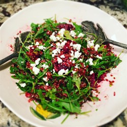 Quinoa, Beet, and Arugula Salad Recipe