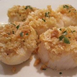 Awesome Baked Sea Scallops Recipe