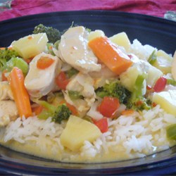 Thai Pineapple Chicken Curry Recipe