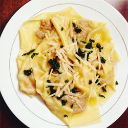 Butternut Squash Ravioli with Sage-Brown Butter Sauce Recipe