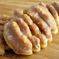 Iced Spiced Pumpkin Spritz Cookies Recipe