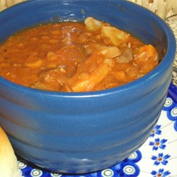 Beefy Lentil Vegetable Soup Recipe