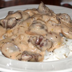 Beef Stroganoff with White Wine Recipe