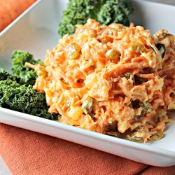 Tropical Carrot Raisin Salad Recipe