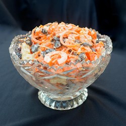 Spiralized Carrot Ambrosia Salad Recipe