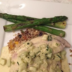 Poached Fish with Cucumbers Recipe