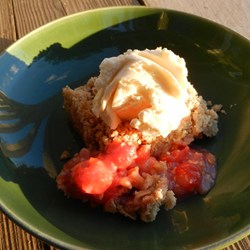Fresh Cherry Crisp Recipe