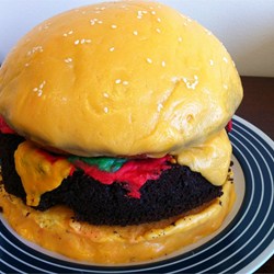 Hamburger Cake Recipe