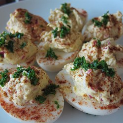 Horseradish Cream Cheese Deviled Eggs Recipe