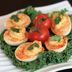 Quick Salmon Deviled Eggs Recipe