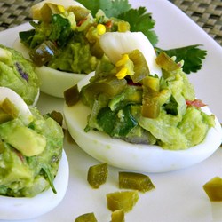 Devilishly Different Green Deviled Eggs Recipe
