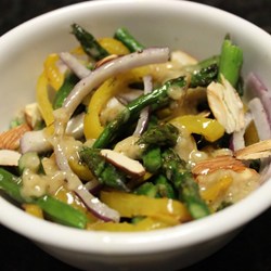 Roasted Asparagus and Yellow Pepper Salad Recipe