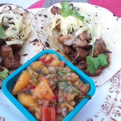 California Fusion Peach Salsa Recipe