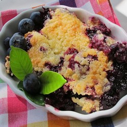 Warm Blueberry Cobbler Recipe