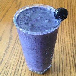 Banana Blueberry Peanut Butter Smoothie Recipe