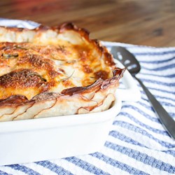 Fancy Crusted Rosemary Scalloped Potatoes Recipe