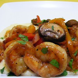 Shrimp over Cheese Grits Recipe