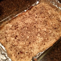 White Chocolate Hazelnut Spread Bars Recipe