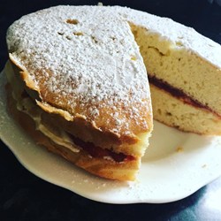 Classic Victoria Sponge Cake  Recipe
