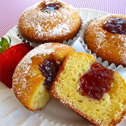 Jelly Doughnut Cupcakes Recipe