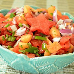 Watermelon Tomato Salsa Recipe