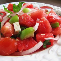 Watermelon and Tomato Salad Recipe