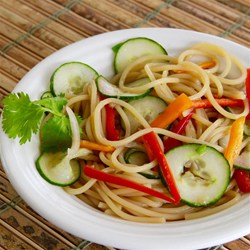 Thai Cucumber Salad with Udon Noodles Recipe