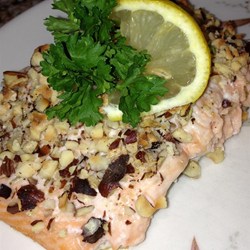 Hazelnut-Citrus Encrusted Salmon Recipe