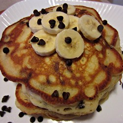 Banana Chocolate Chip Pancakes Recipe
